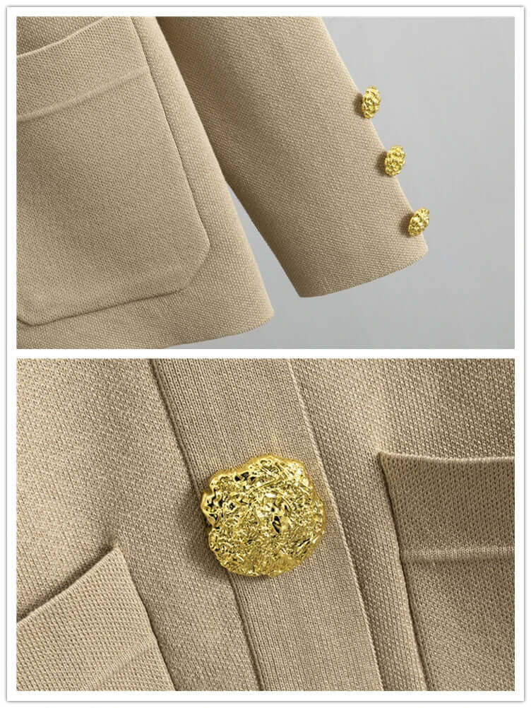 THE VELIA | ELEGANT BUTTON-DETAIL SET