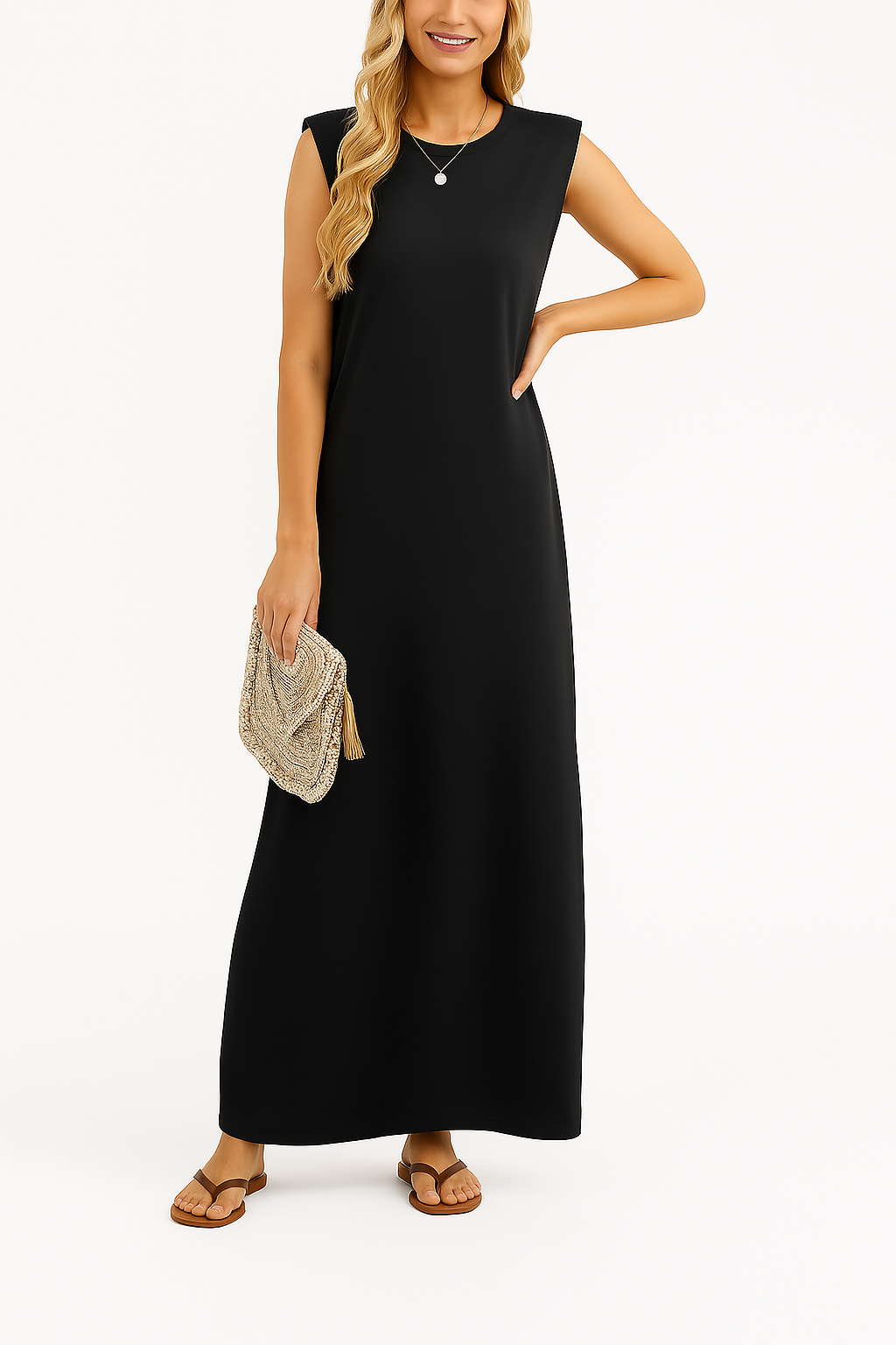 THE LANGLEY | FLOWY WRINKLE-FREE MAXI DRESS