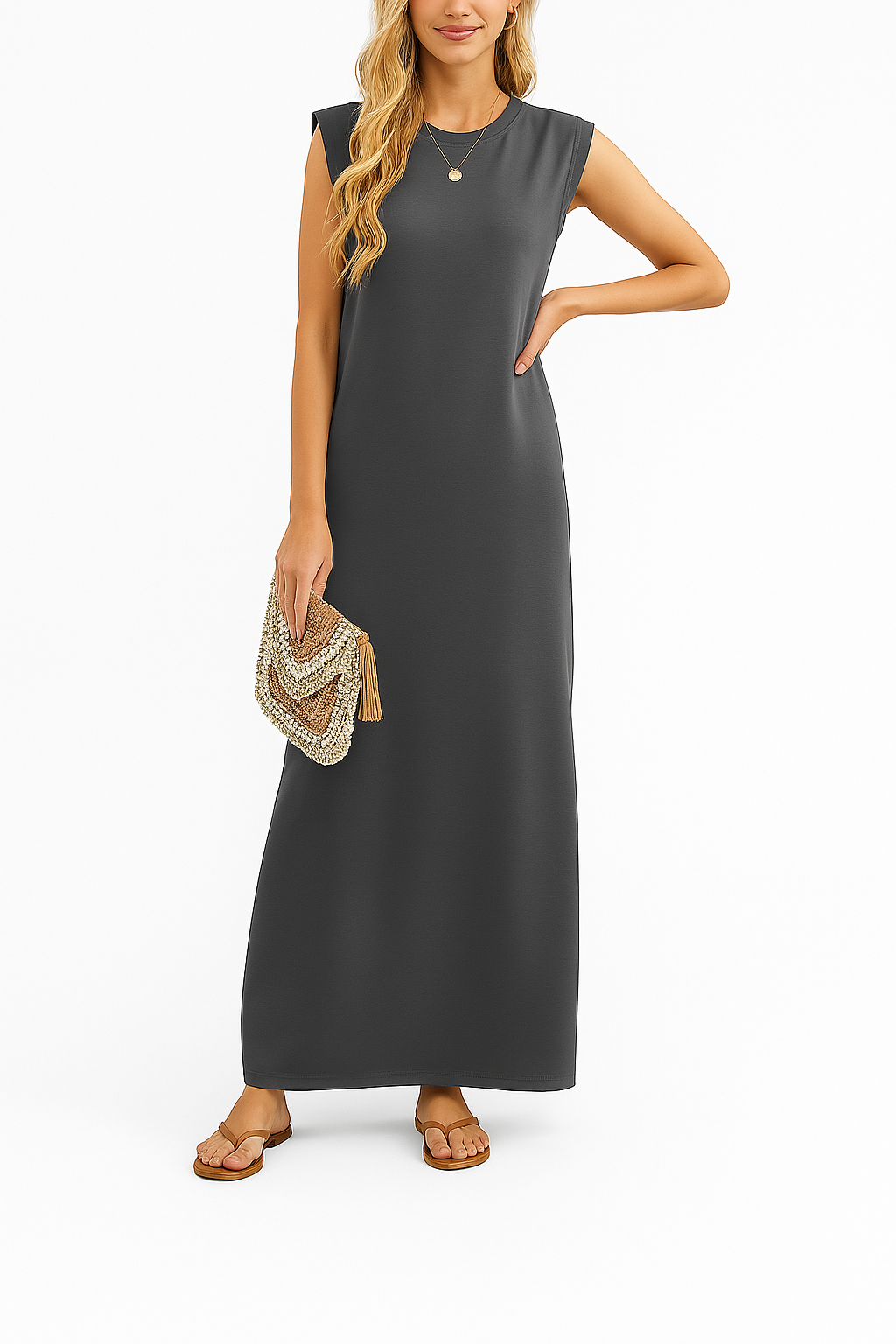 THE LANGLEY | FLOWY WRINKLE-FREE MAXI DRESS