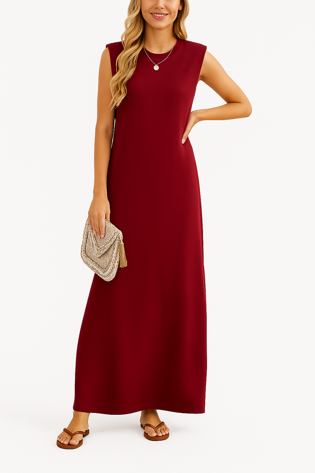 THE LANGLEY | FLOWY WRINKLE-FREE MAXI DRESS