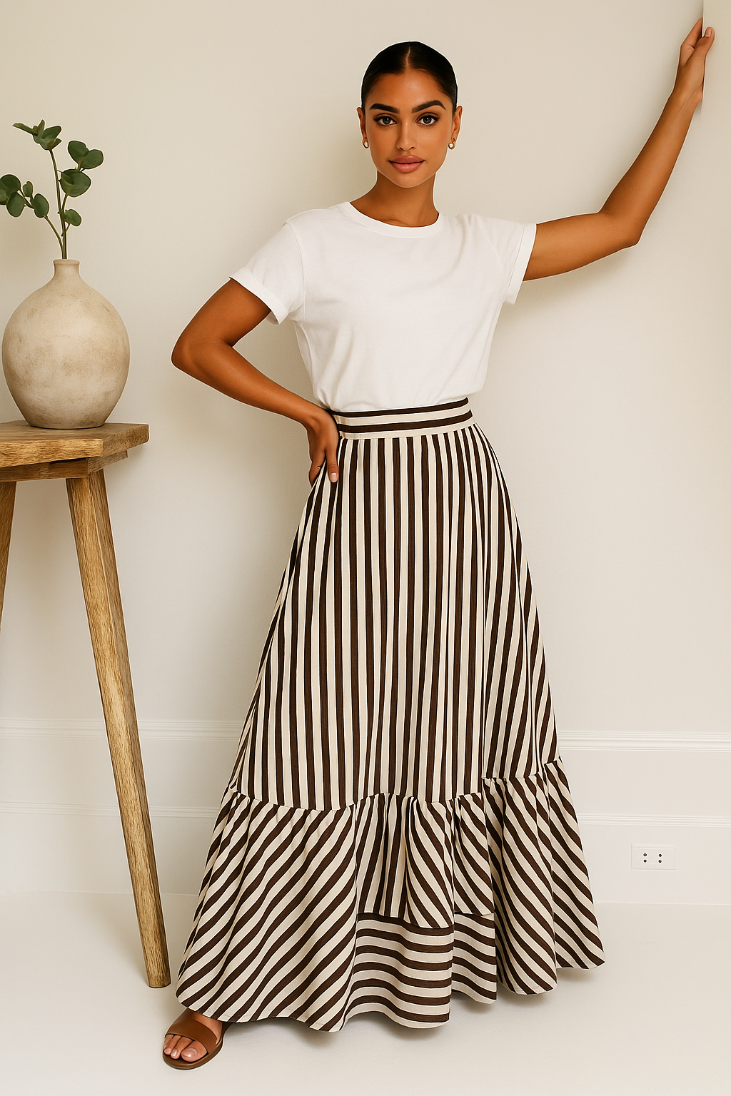 THE LUNA | RUCHED TUMMY CONTROL MAXI DRESS
