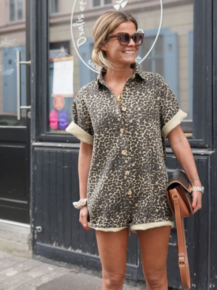 THE WILLOWGRACE | CLASSIC LEOPARD SHIRT DRESS