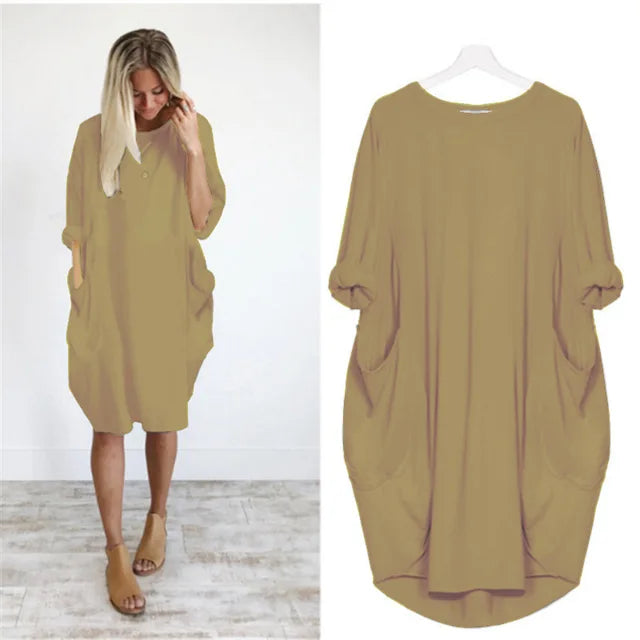 THE BIANCA - COMFORTABLE LOOSE-FITTING DRESS