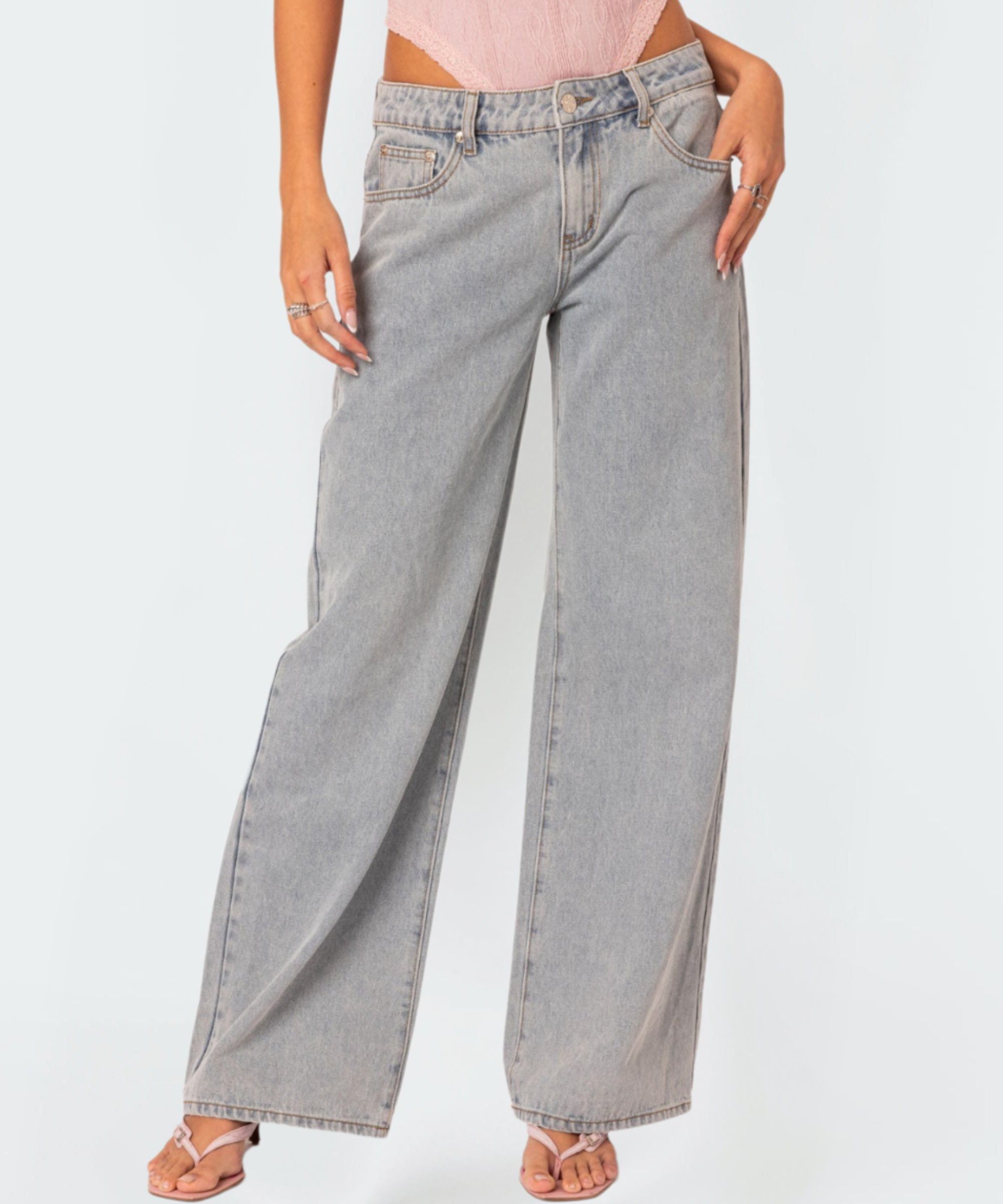 THE CALGARY | RETRO TIE JEANS