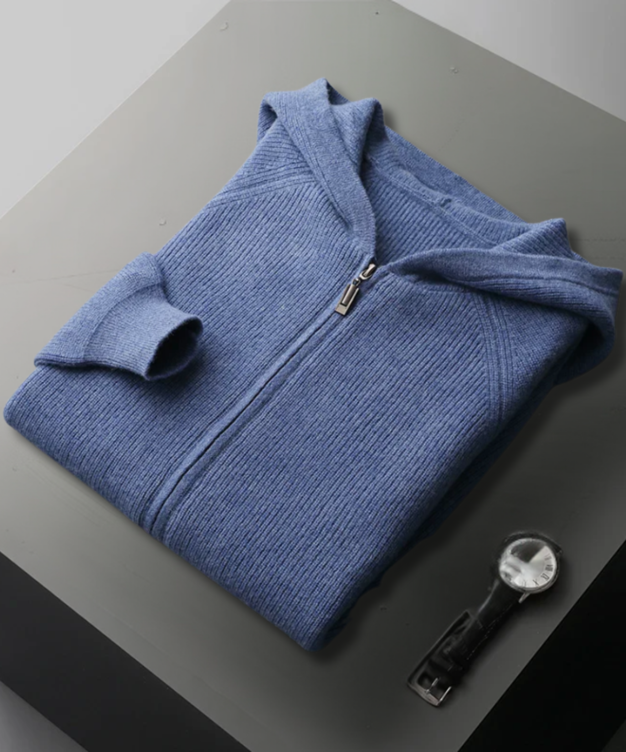 THE ROYAL | CASHMERE MERINO WOOL ZIP-UP