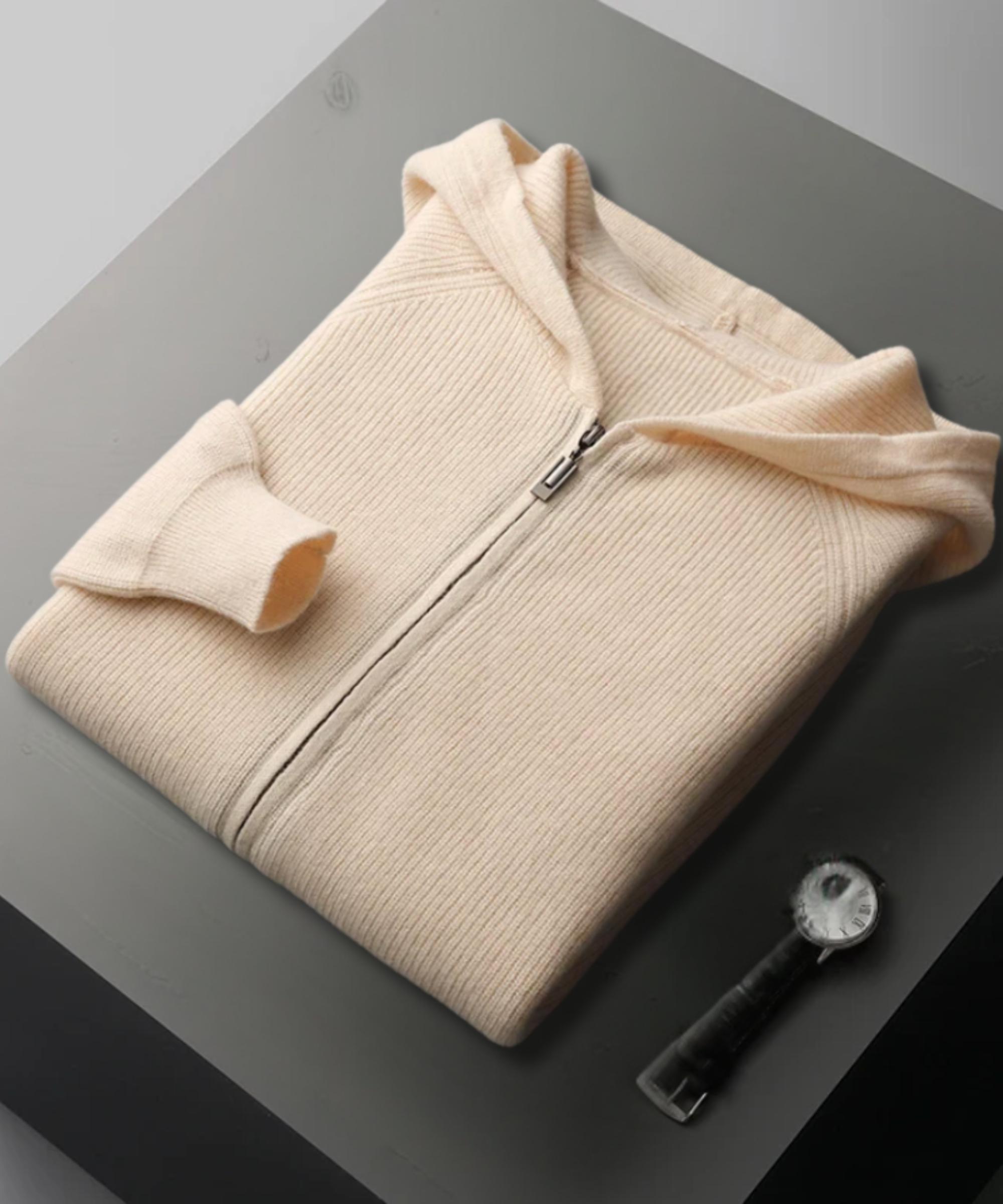 THE ROYAL | CASHMERE MERINO WOOL ZIP-UP