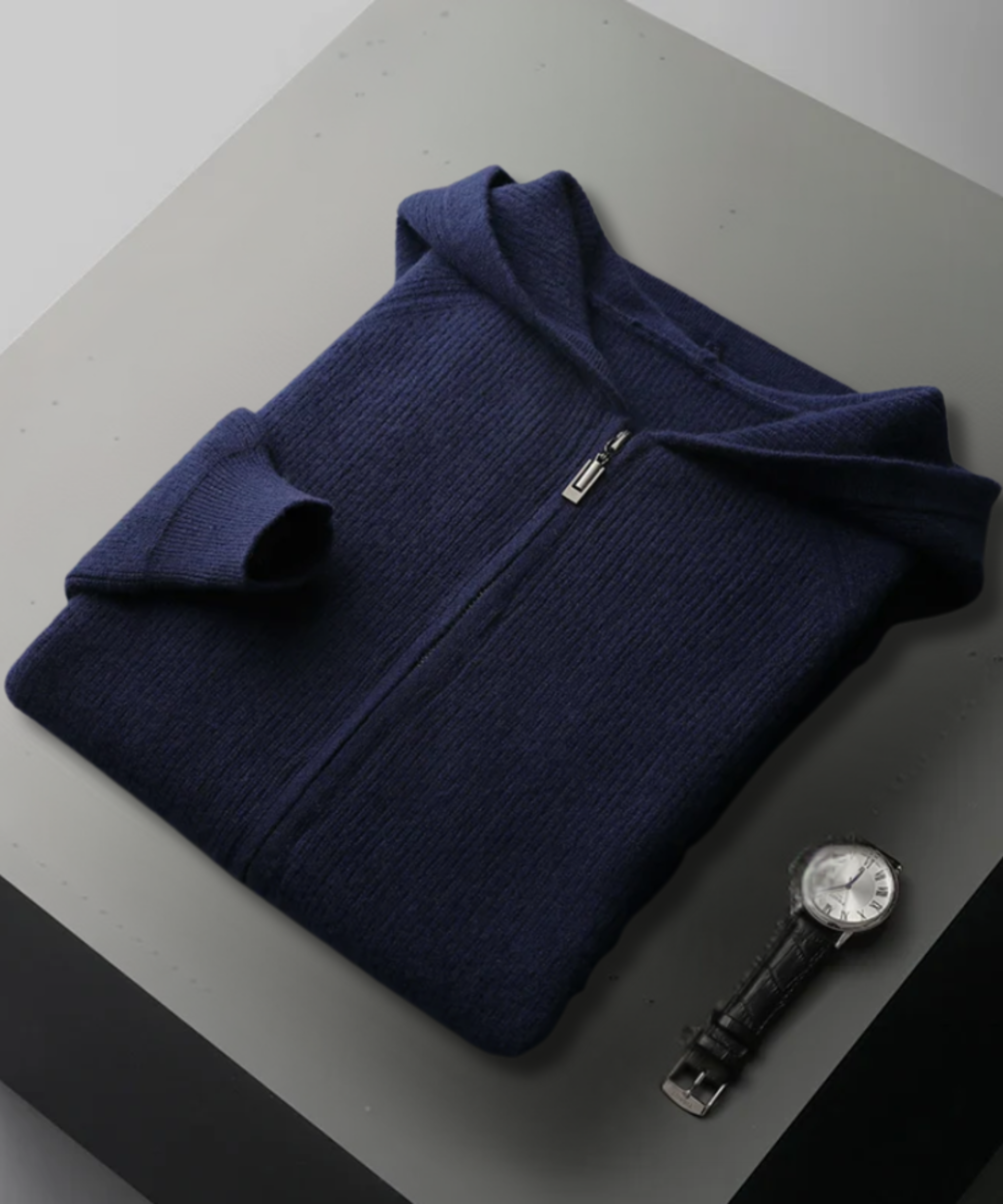 THE ROYAL | CASHMERE MERINO WOOL ZIP-UP