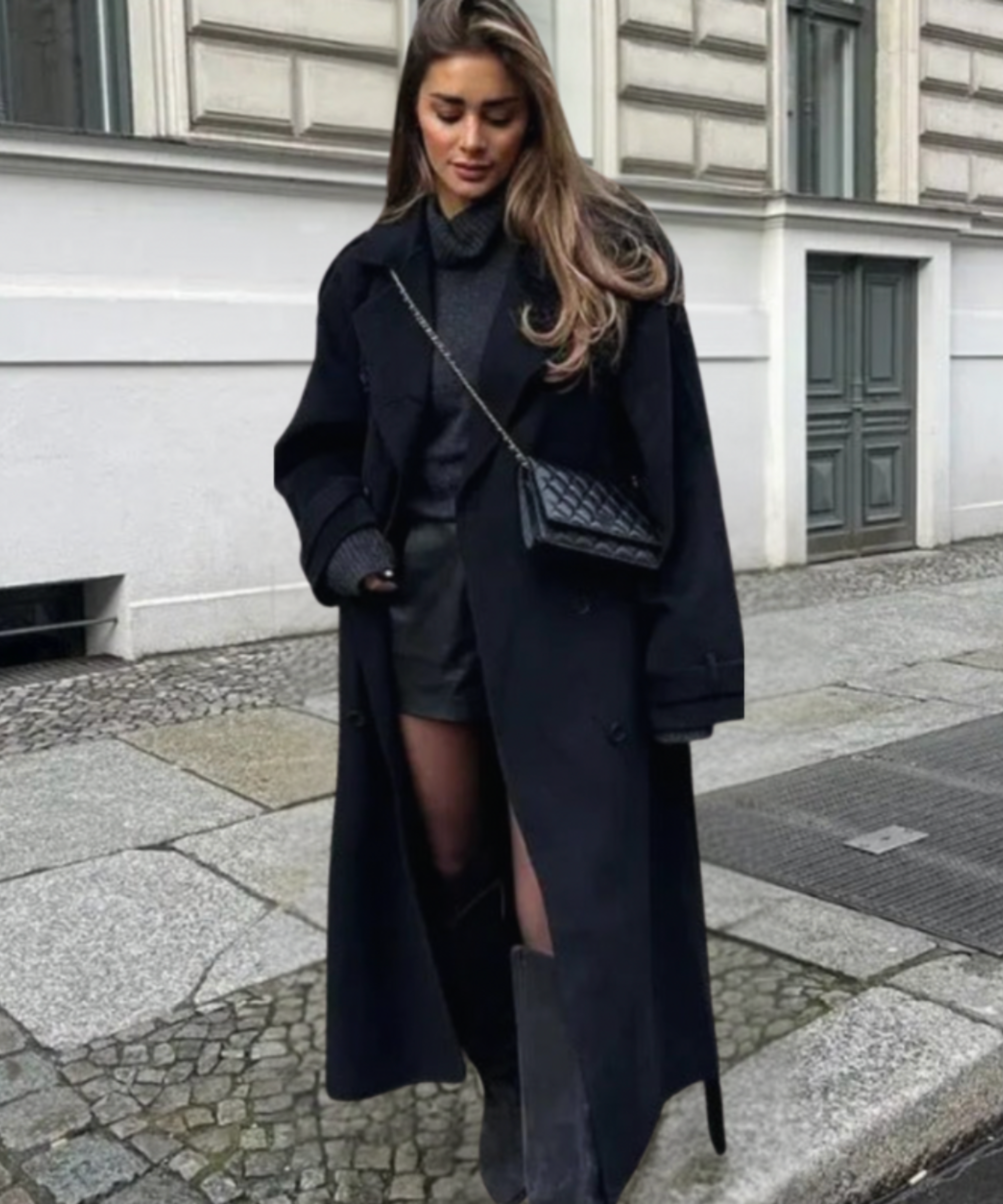 THE LAURENT | DOUBLE BUCKLE TRENCH COAT