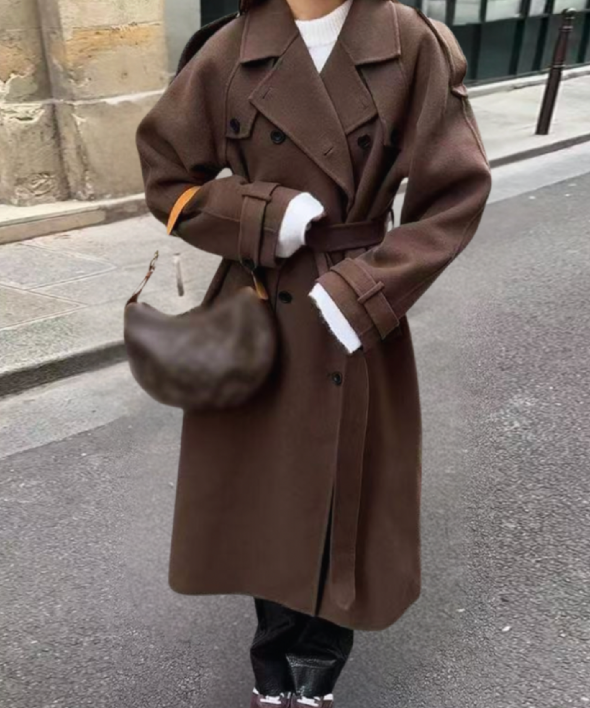 THE LAURENT | DOUBLE BUCKLE TRENCH COAT