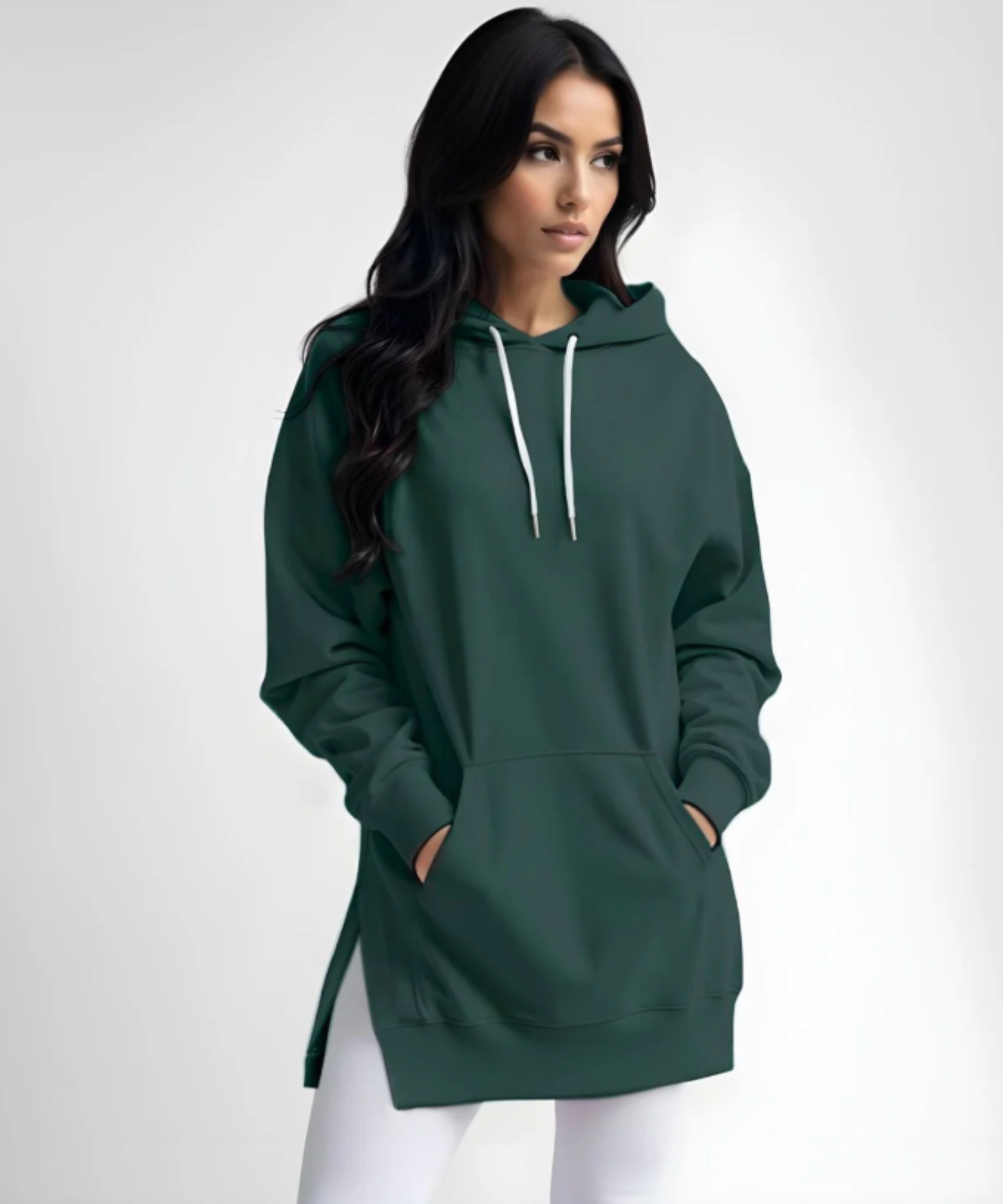THE LILA | OVERSIZED HOODIE DRESS