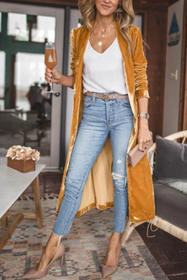 THE ROYAL | VELVET KIMONO COAT