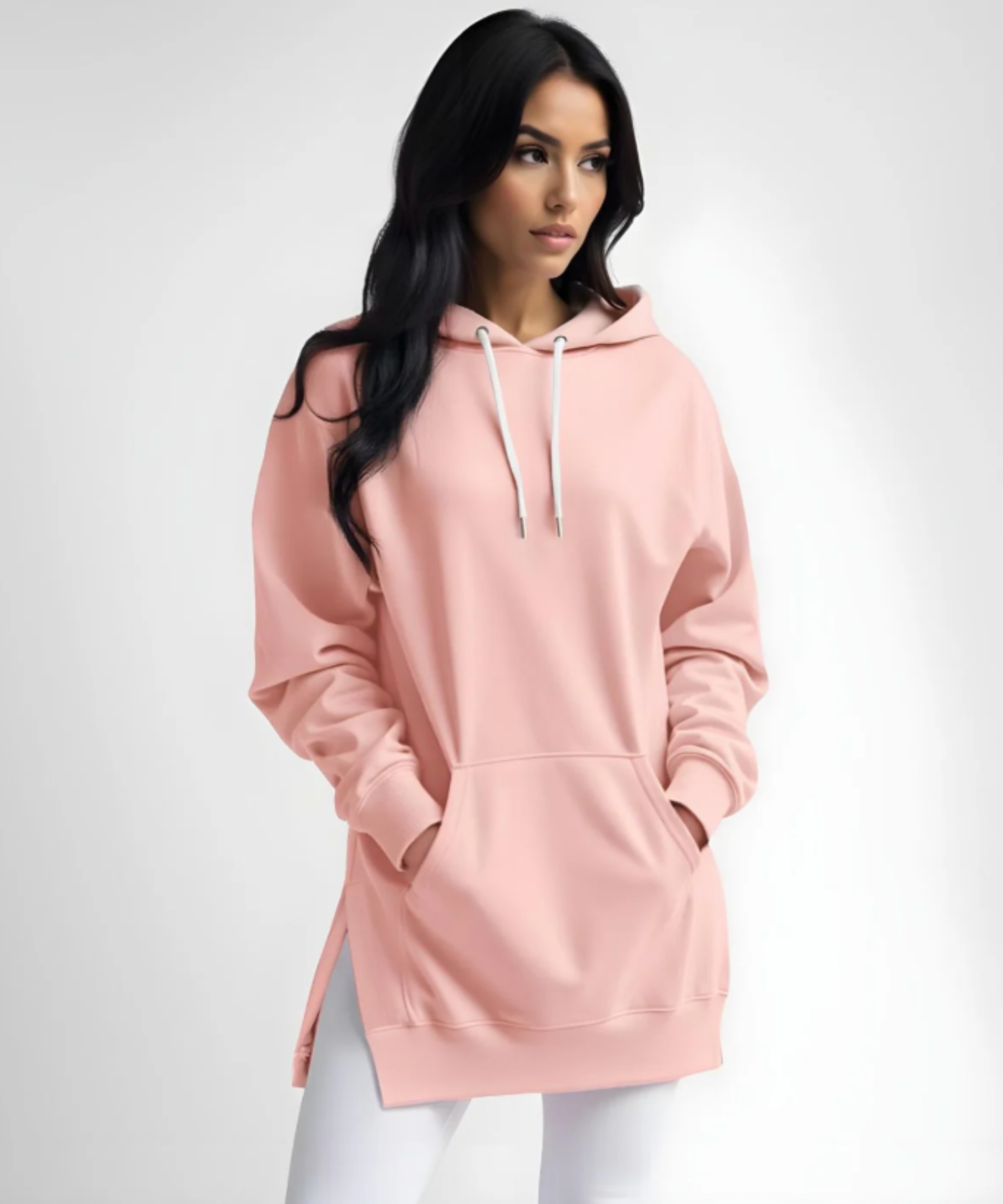 THE LILA | OVERSIZED HOODIE DRESS
