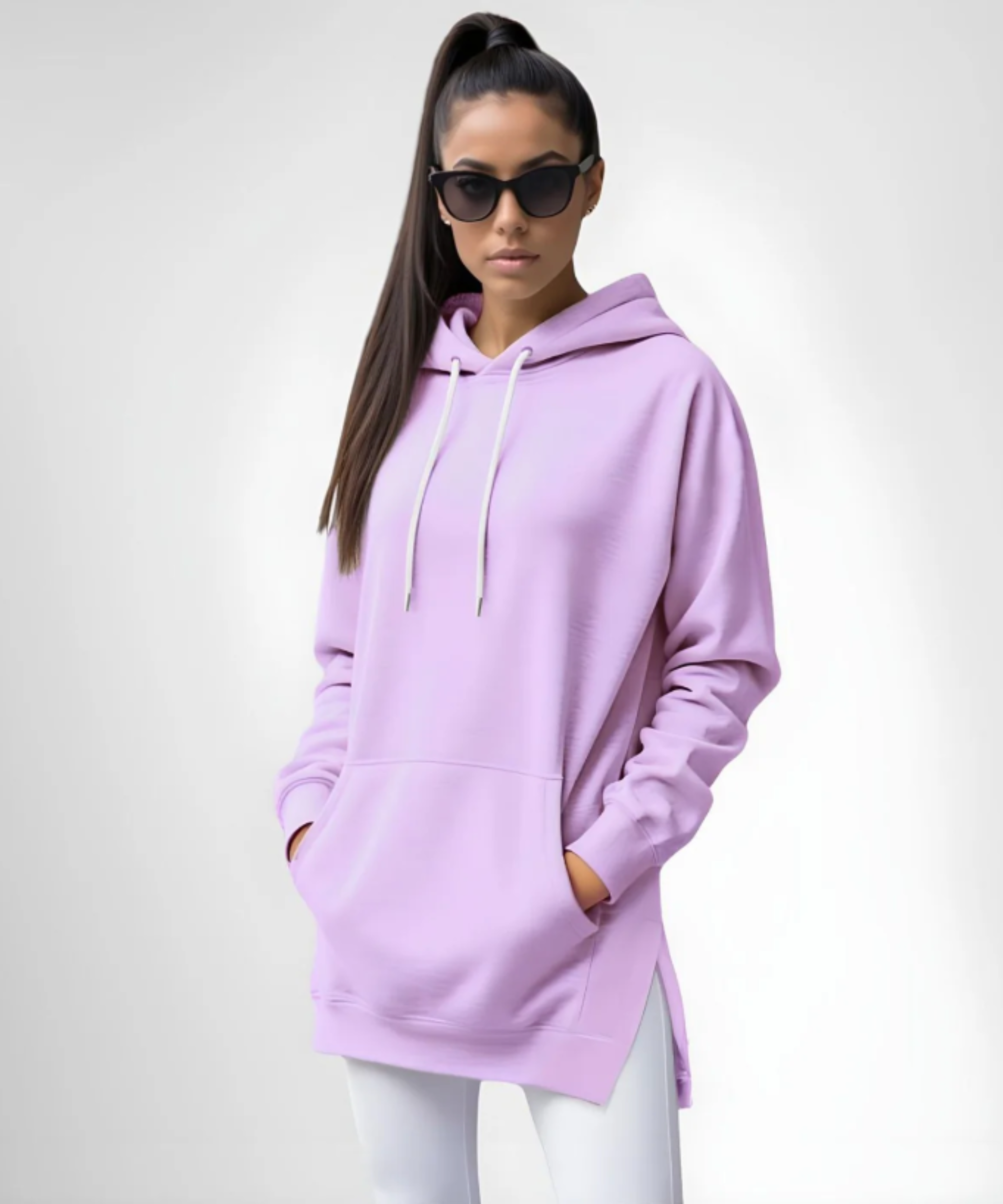 THE LILA | OVERSIZED HOODIE DRESS