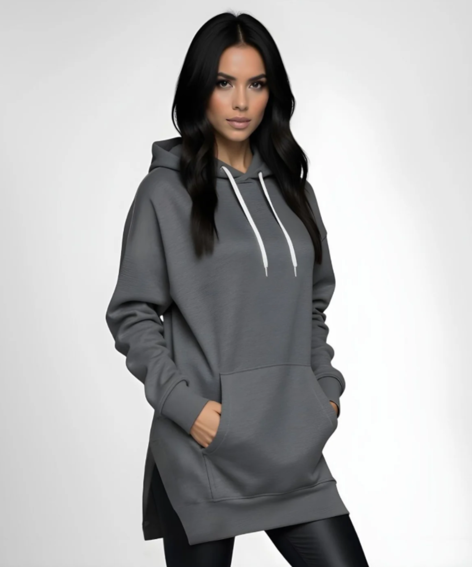 THE LILA | OVERSIZED HOODIE DRESS