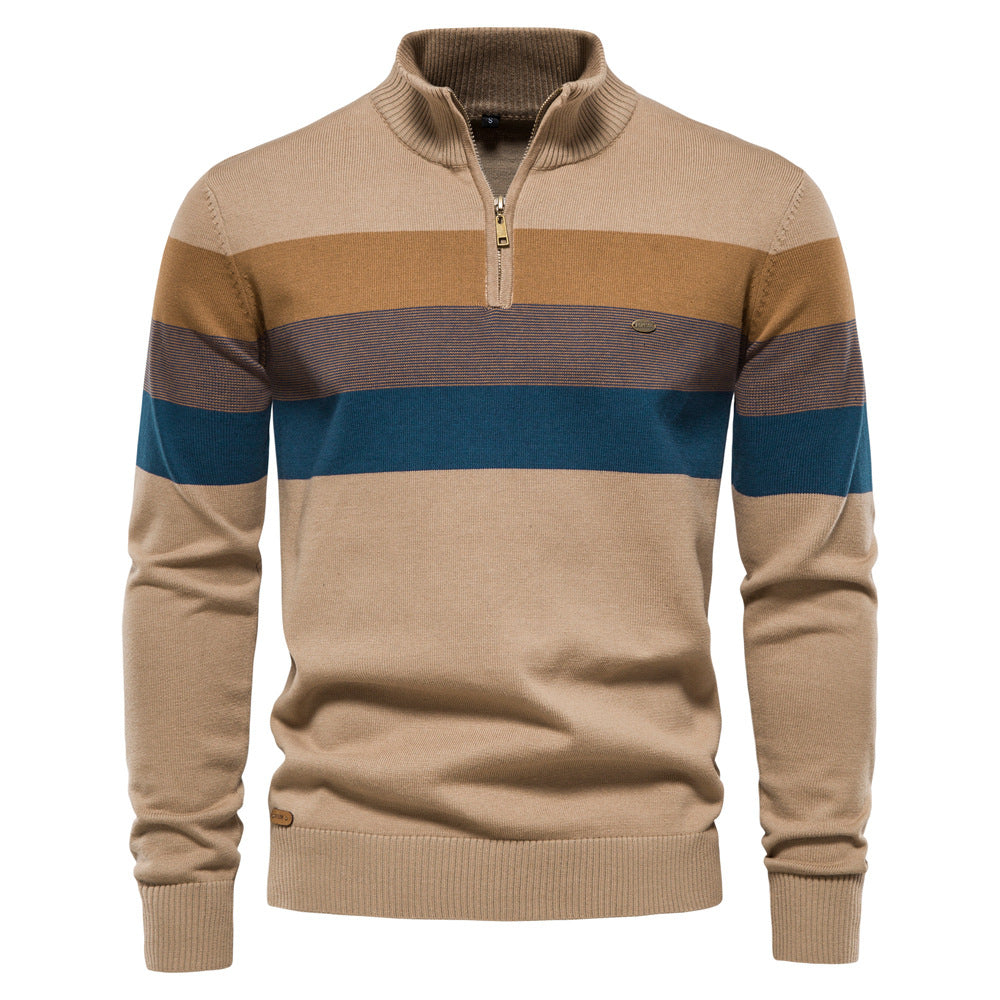 THE ADRIEN | CLASSIC HALF-ZIP SWEATER