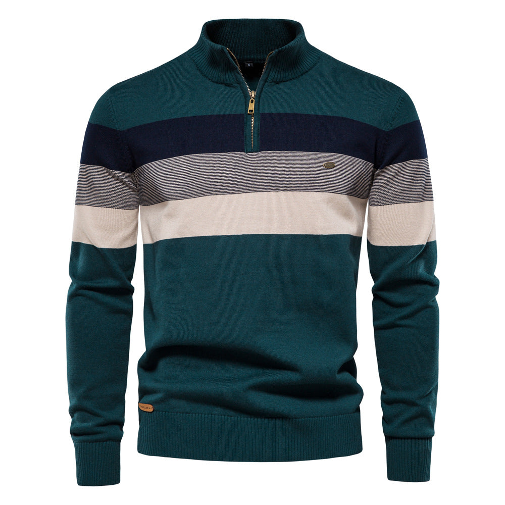 THE ADRIEN | CLASSIC HALF-ZIP SWEATER
