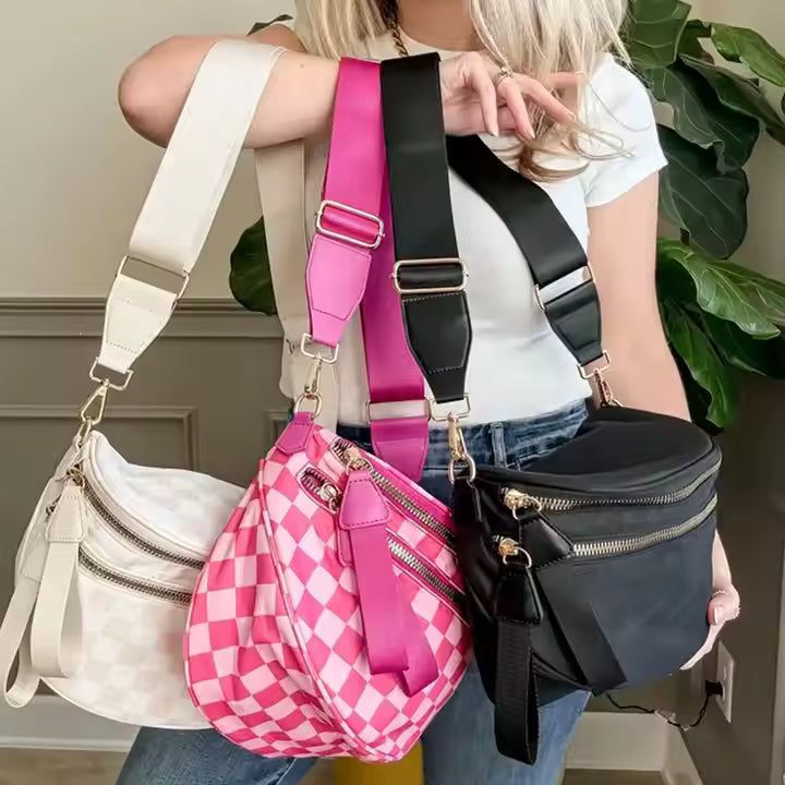THE KAYA | MODERN CHECK BUM BAG