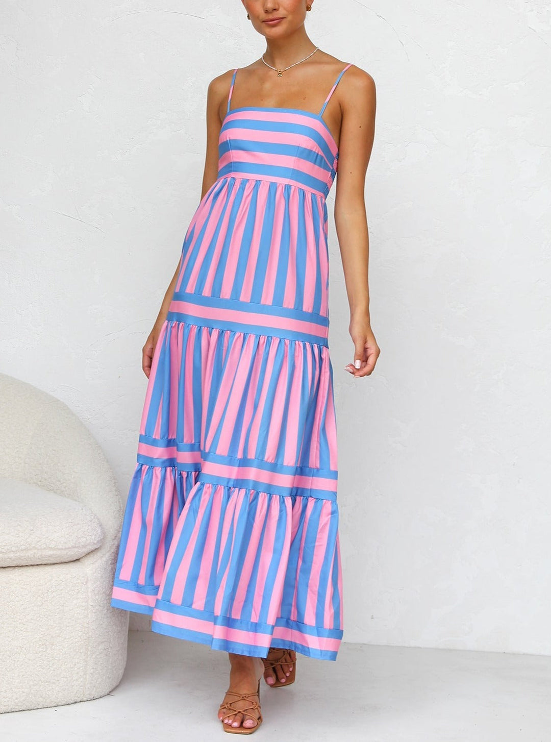 THE ONAHA | FLOWY SPAGHETTI STRAP DRESS