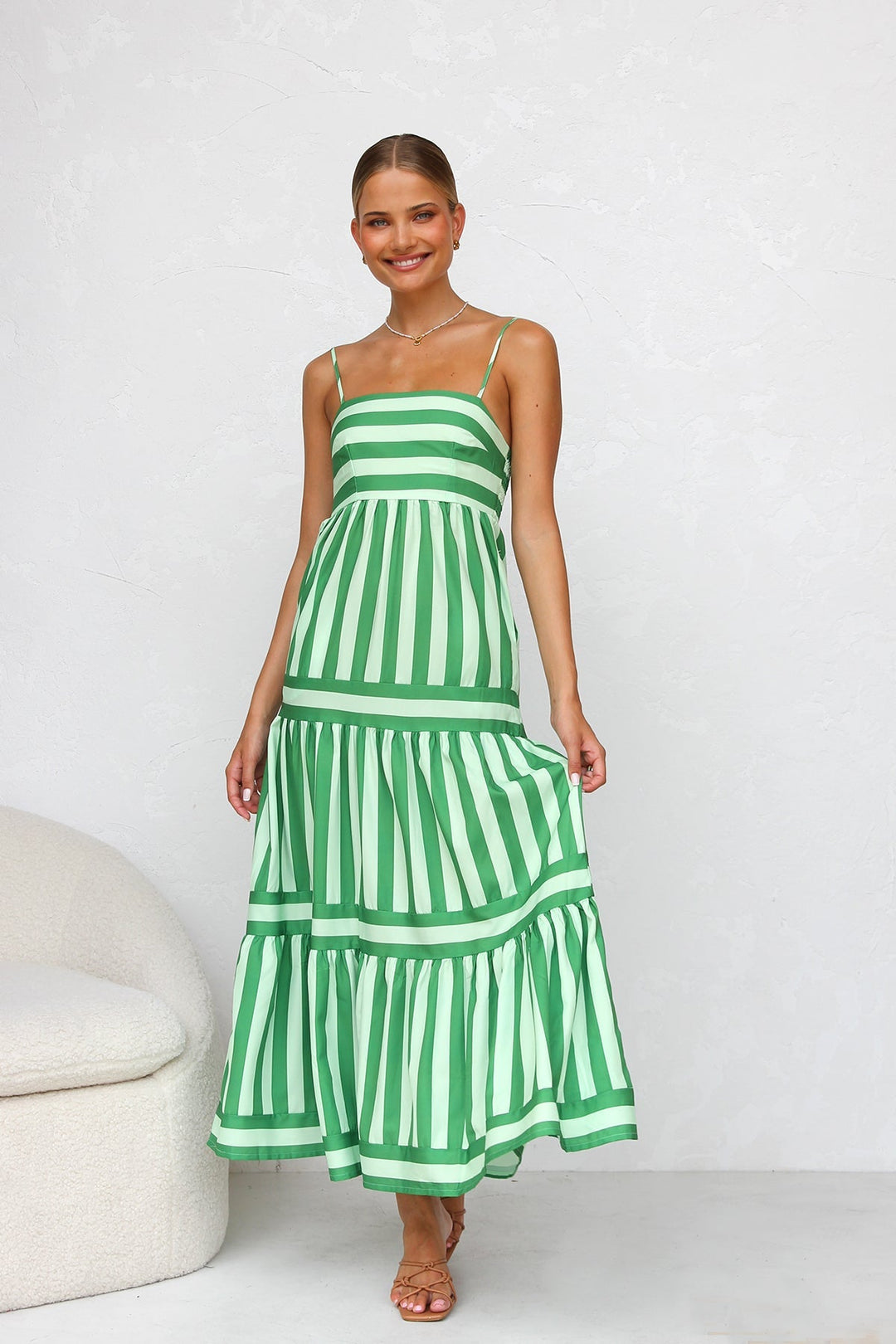 THE ONAHA | FLOWY SPAGHETTI STRAP DRESS
