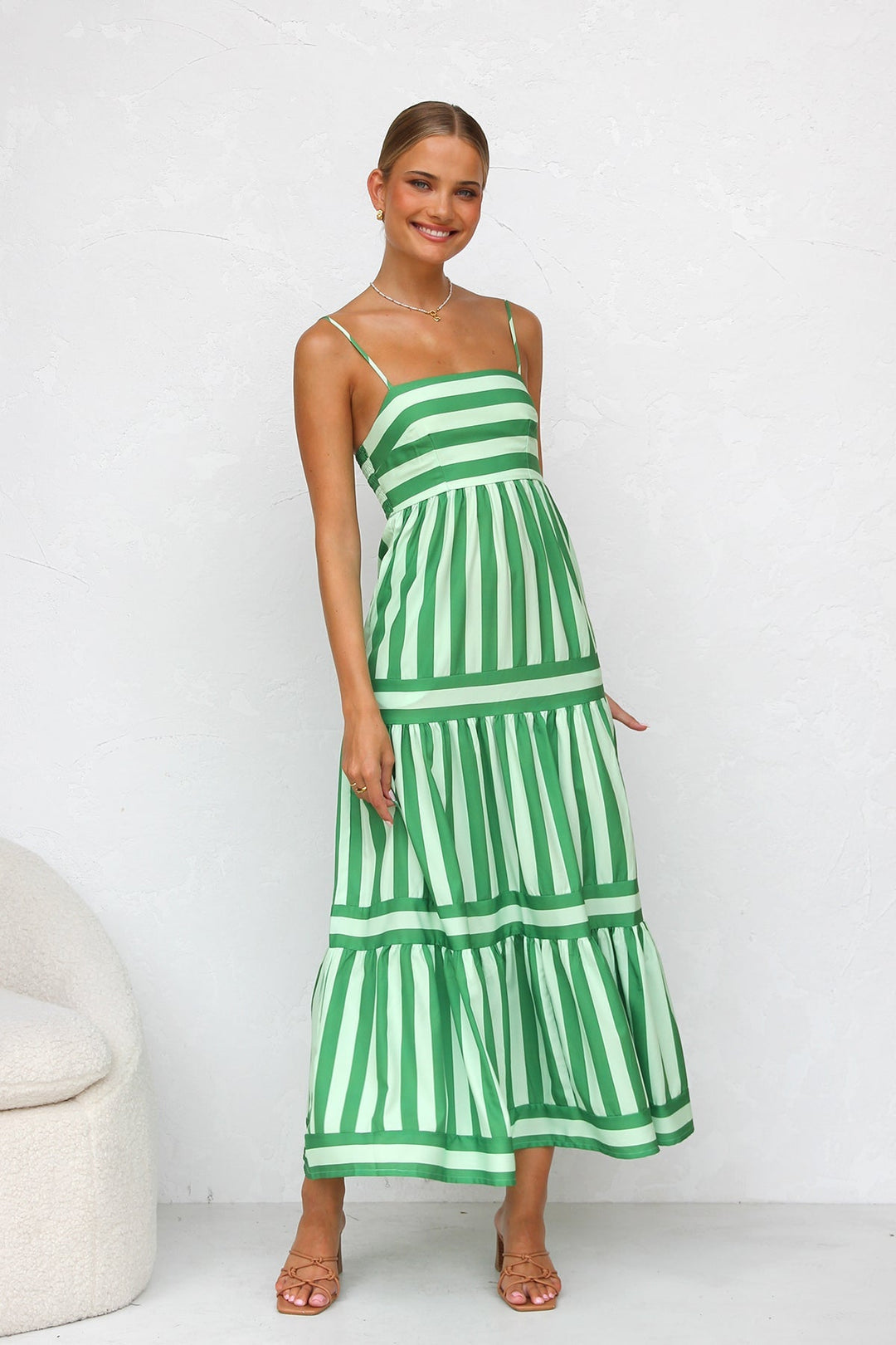 THE ONAHA | FLOWY SPAGHETTI STRAP DRESS