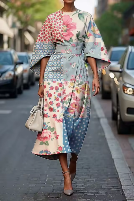 THE CELESTE | ELEGANT FLORAL DRESS