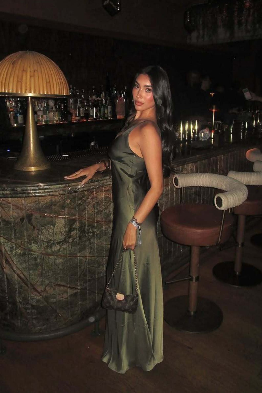 THE NOEMI | SATIN OMBRÉ MAXI DRESS