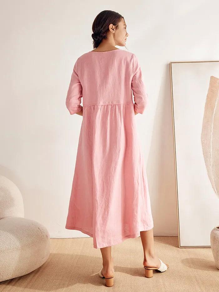 THE ANOUK | 100% LINEN RELAXED MAXI DRESS