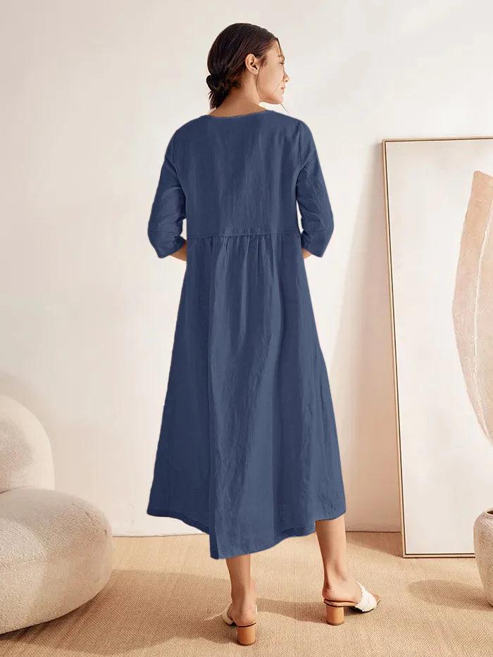 THE ANOUK | 100% LINEN RELAXED MAXI DRESS