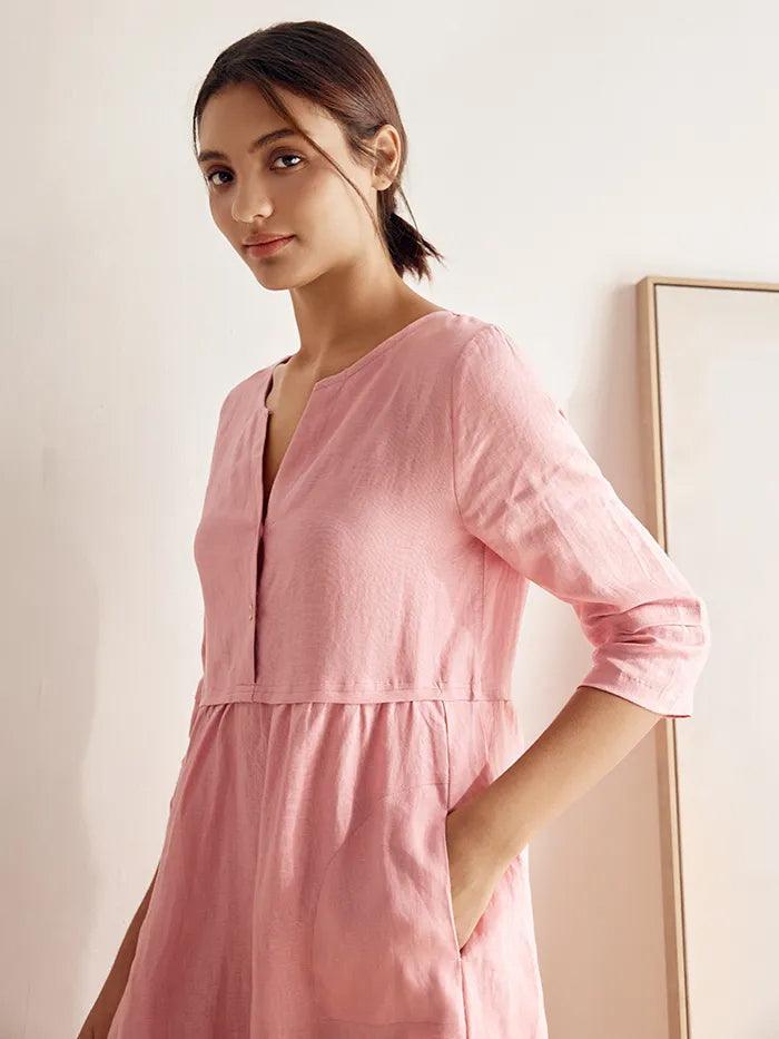 THE ANOUK | 100% LINEN RELAXED MAXI DRESS