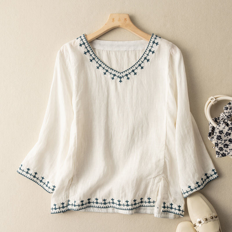 THE MELISSA | LINEN BLOUSE