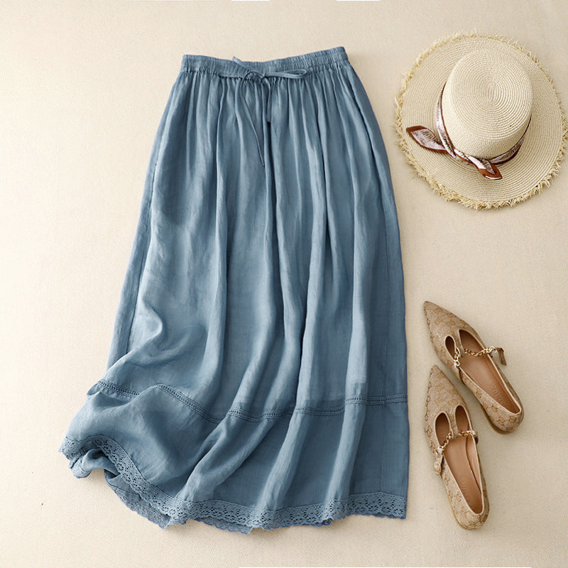 THE LYSSA | FLOW LINEN SKIRT