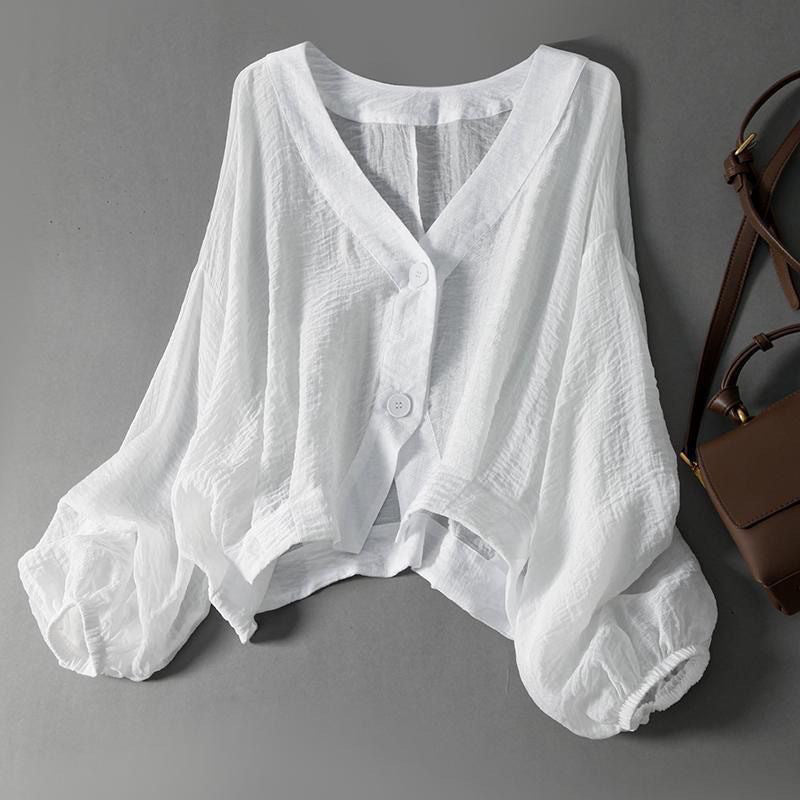 THE SERENA | LINEN BLOUSE