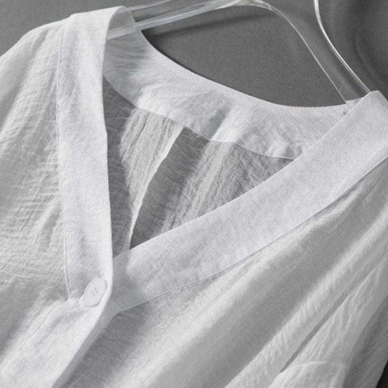 THE SERENA | LINEN BLOUSE
