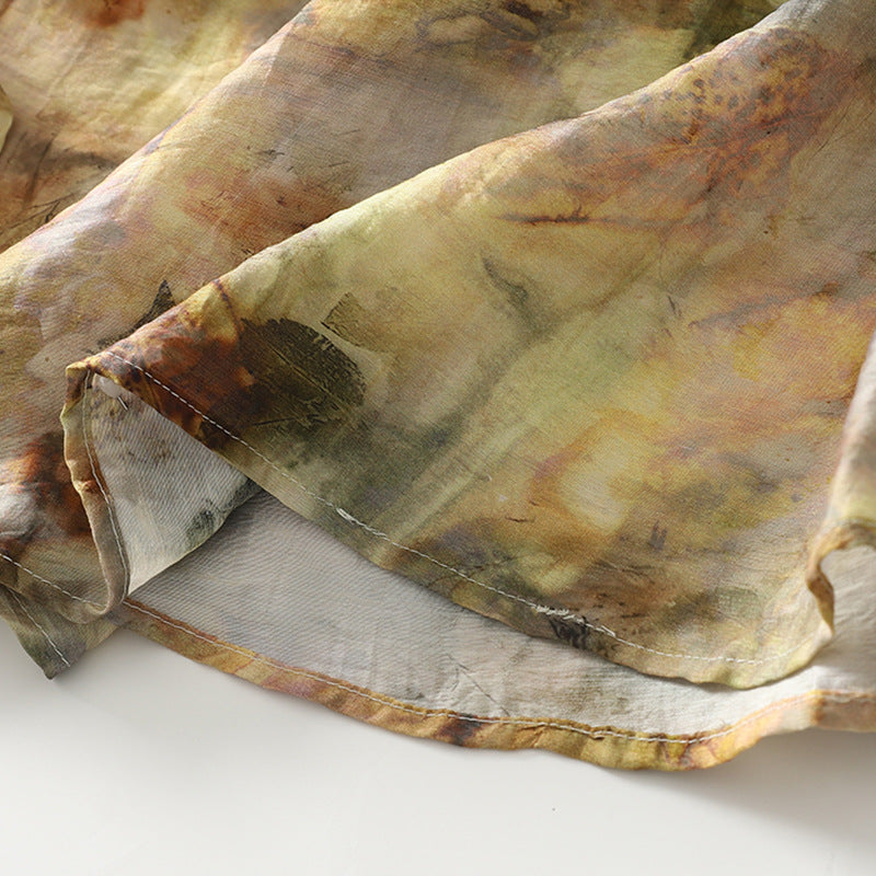 THE MARCELINE | FLOWING LINEN SKIRT