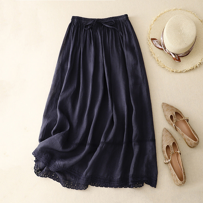 THE LYSSA | FLOW LINEN SKIRT