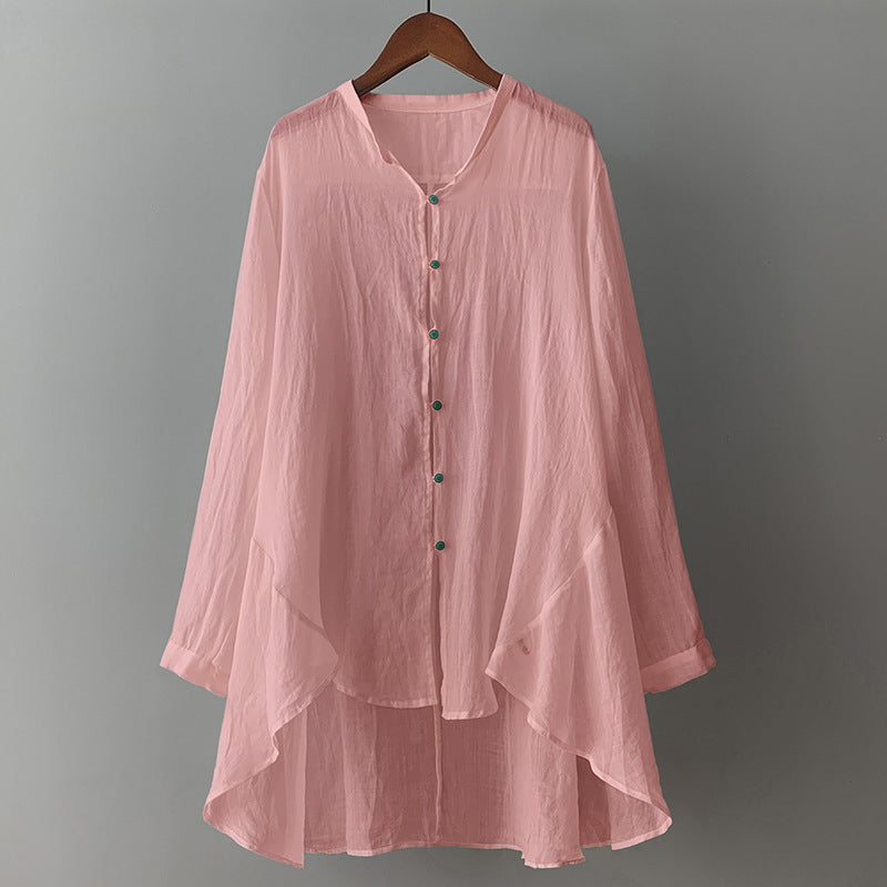 THE SAELI | FLOW LINEN CARDIGAN
