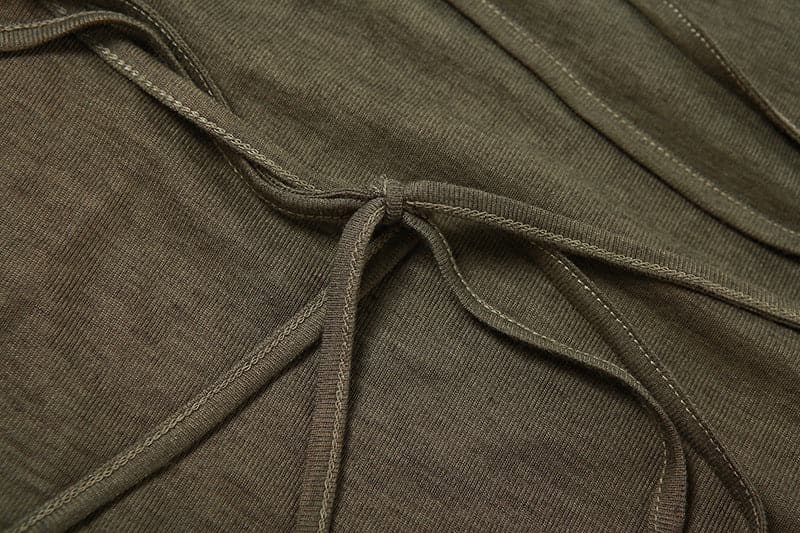 THE NAVAELA | CUTOUT HOODED MAXI DRESS