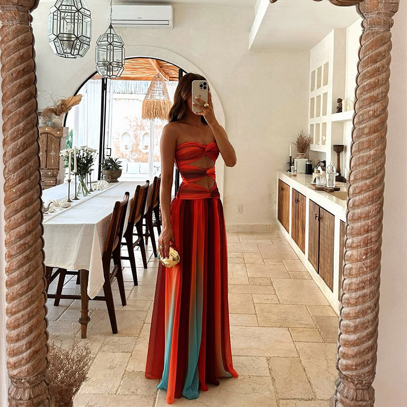 THE LANEVA | STRAPLESS MAXI DRESS