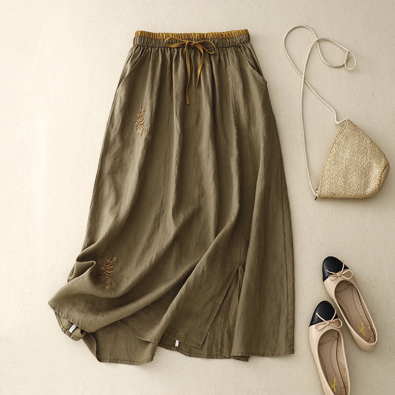 THE RICA | LINEN SKIRT