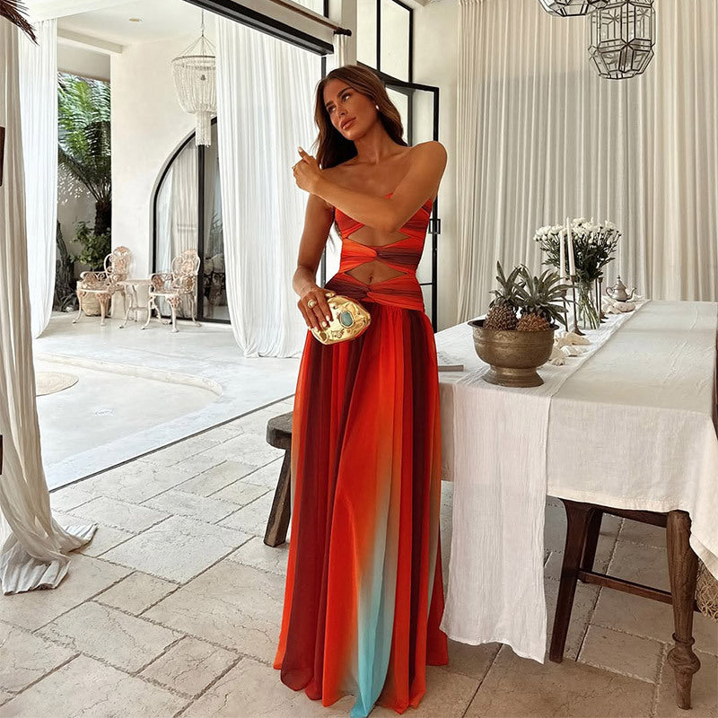THE LANEVA | STRAPLESS MAXI DRESS