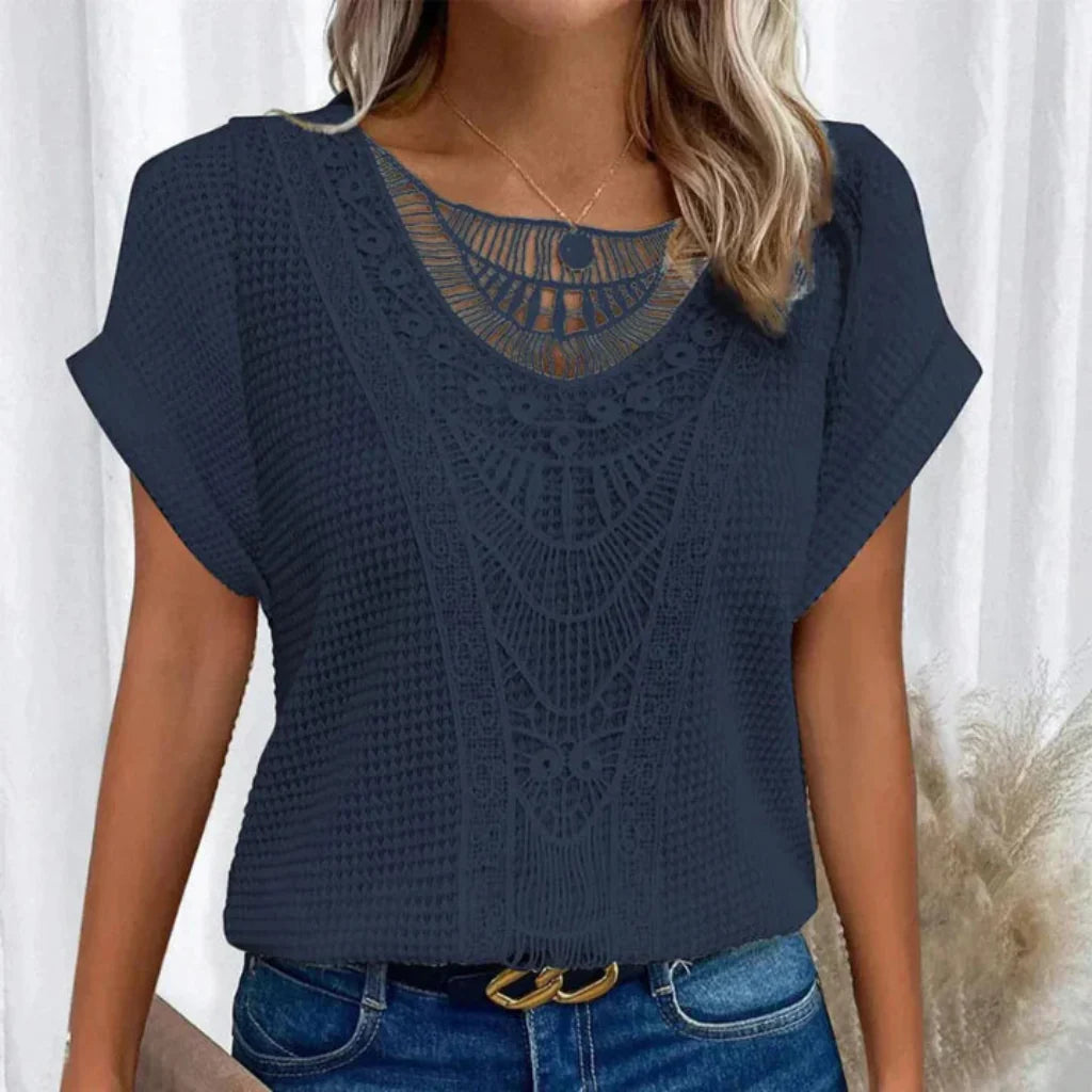 THE ELIORA | ELEGANT LACE SWEATER