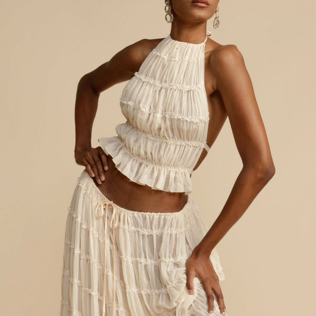 THE WENDY | HALTER TOP & SKIRT SET