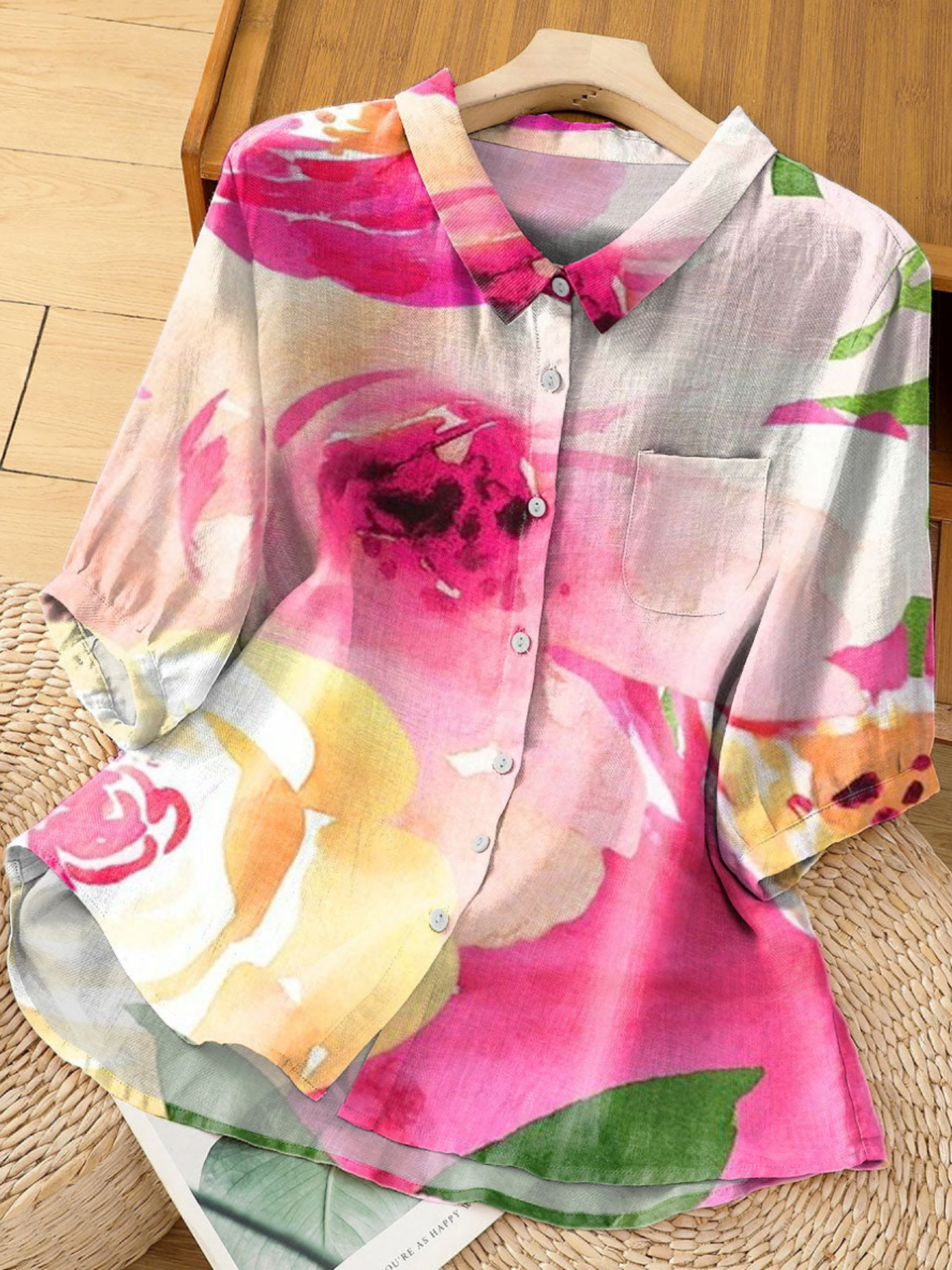 THE VERA | VINTAGE FLORAL CASUAL SHIRT