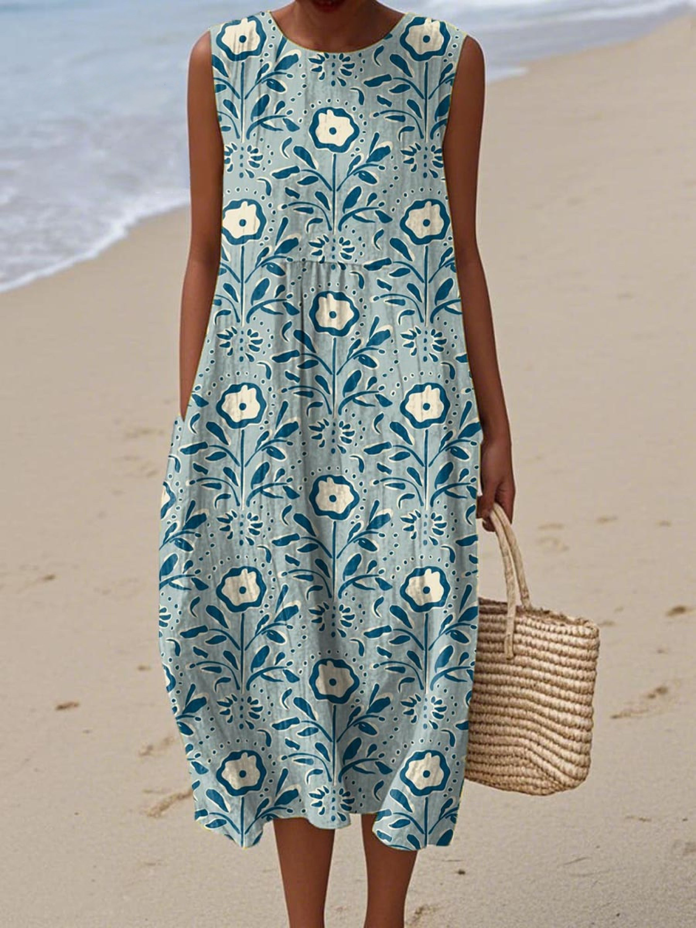 THE MARILLA | VINTAGE FLORAL WRAP DRESS