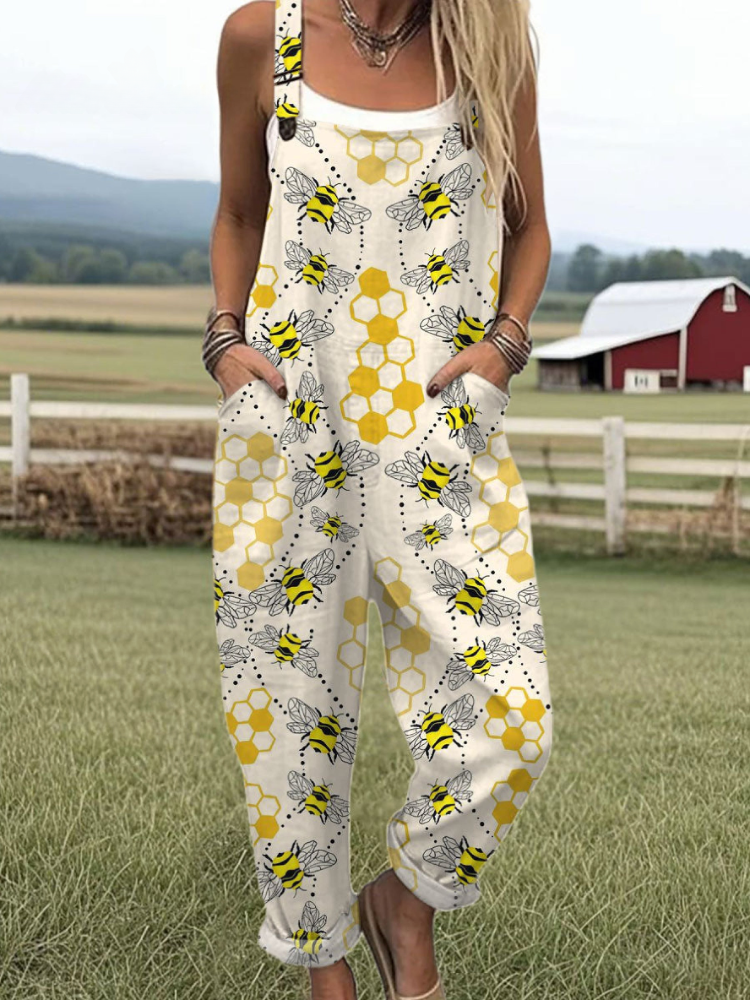 THE BUZZBLOOM | COTTON ART JUMPSUIT