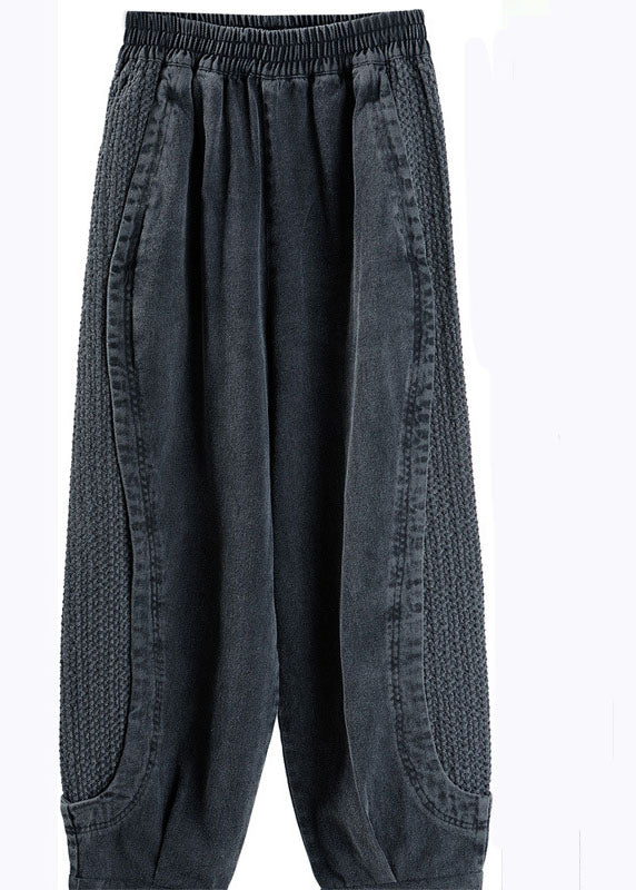 THE NAYLA | PATCHWORK DENIM HAREM PANTS