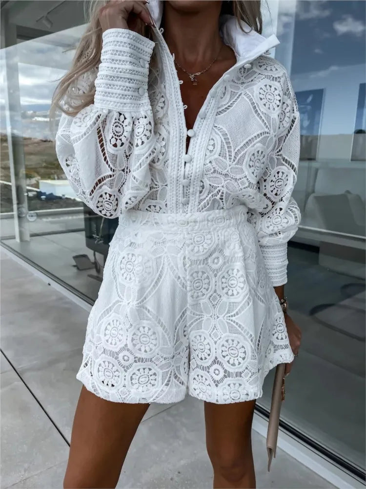 THE LESLEY | ELEGANT LACE ENSEMBLE