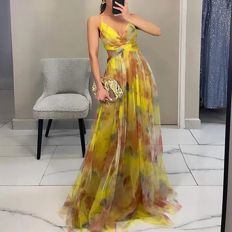 THE GISELLE | BLOOMING FLORAL MAXI DRESS