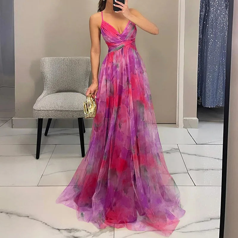 THE GISELLE | BLOOMING FLORAL MAXI DRESS