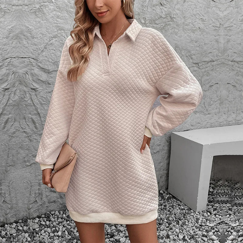 THE EVELYN | QUILTED MIDI DRESS
